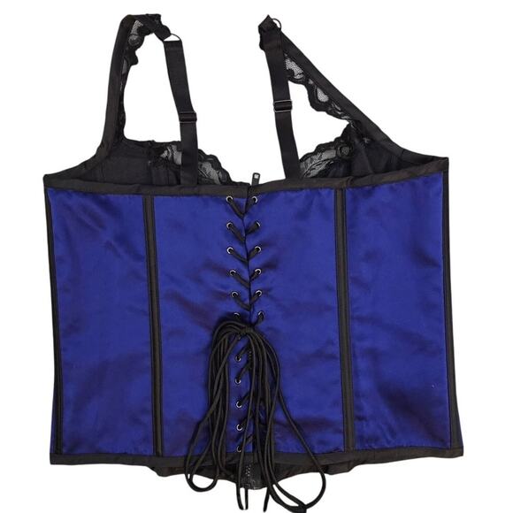 TORRID Cobalt‎ Blue Corset Top SZ 40 EUC - Picture 3 of 12